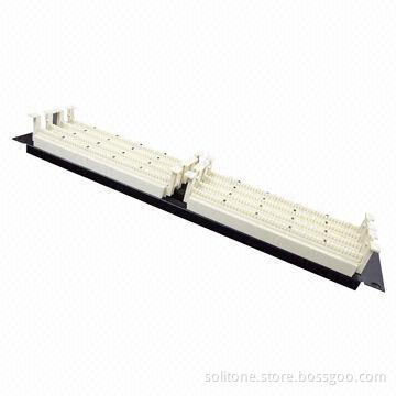 200 Pair 19-Inch Rack Mounted 110 Wring Block Without Legs